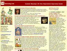 Tablet Screenshot of minnesang.com